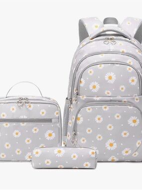 Daisy Backpack, Lunch Bag, and Pouch Set